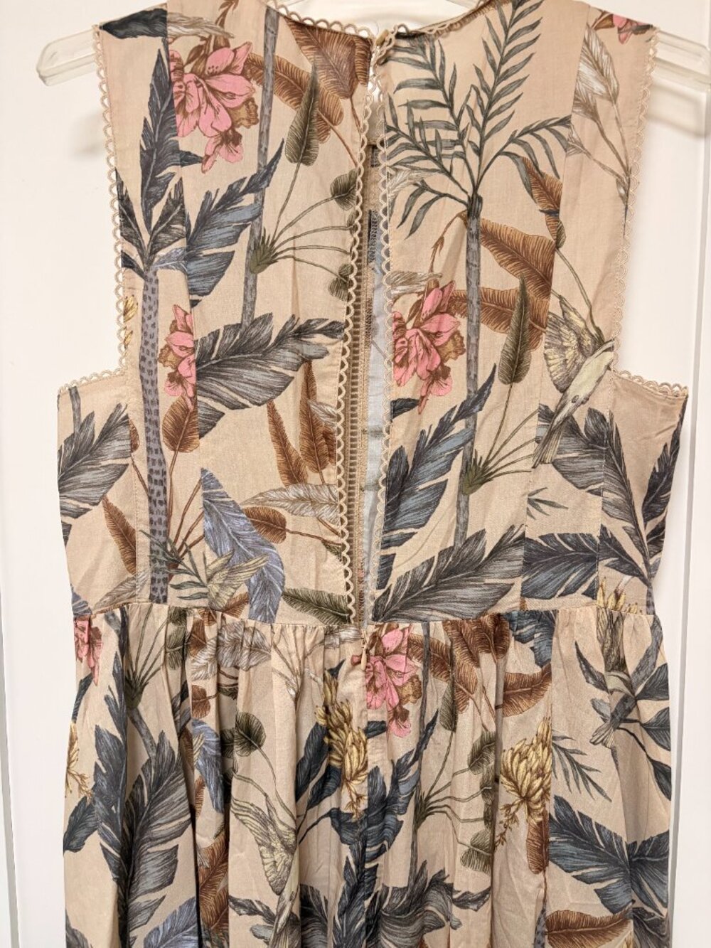 H&M Lace Detail Maxi Floral Dress - Picture 4 of 7